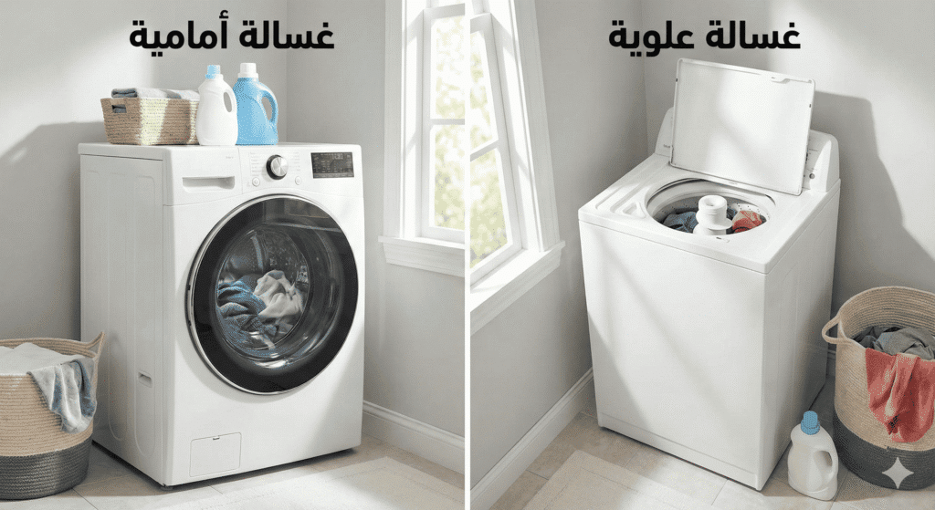 الغسالة الأمامية أم العلوية